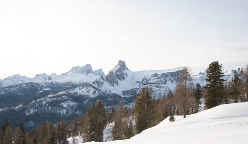 Vista di Cortina dalle Tofane